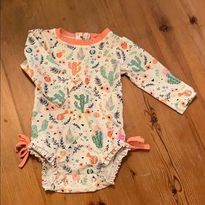 6-12 month long sleeved swimsuit